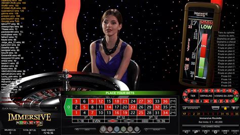 live casino immersive roulette